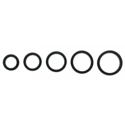Rimba Cockring en silicone Soft Ring 18mm Noir